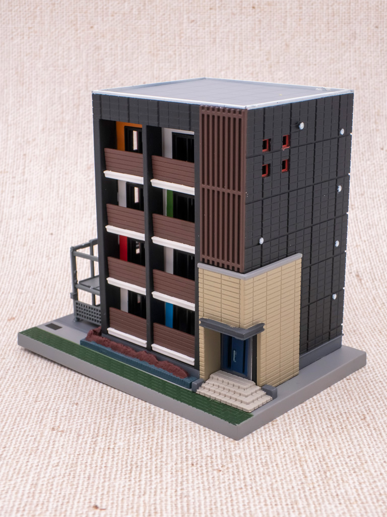 Nゲージ　自作ストラクチャー　テラスマンション Nゲージ 自作ストラクチャー テラスマンション Nゲージ