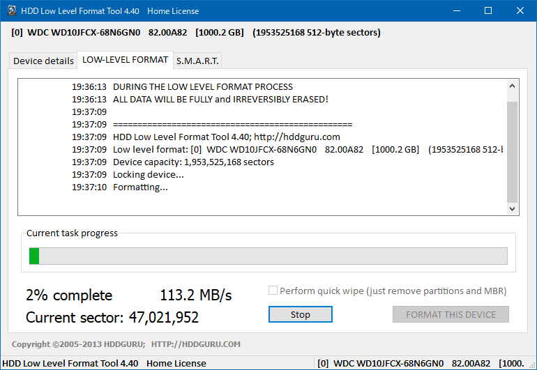 Western Digital Red 1TB WD10JFCX (CMR)