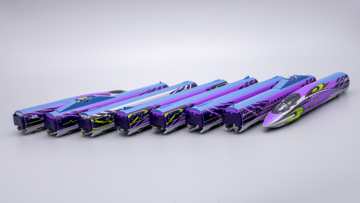 トミックス　500 TYPE EVA Nゲージ エヴァンゲリオンのNゲージ「500 TYPE EVA」TOMIX版を購入＆先頭