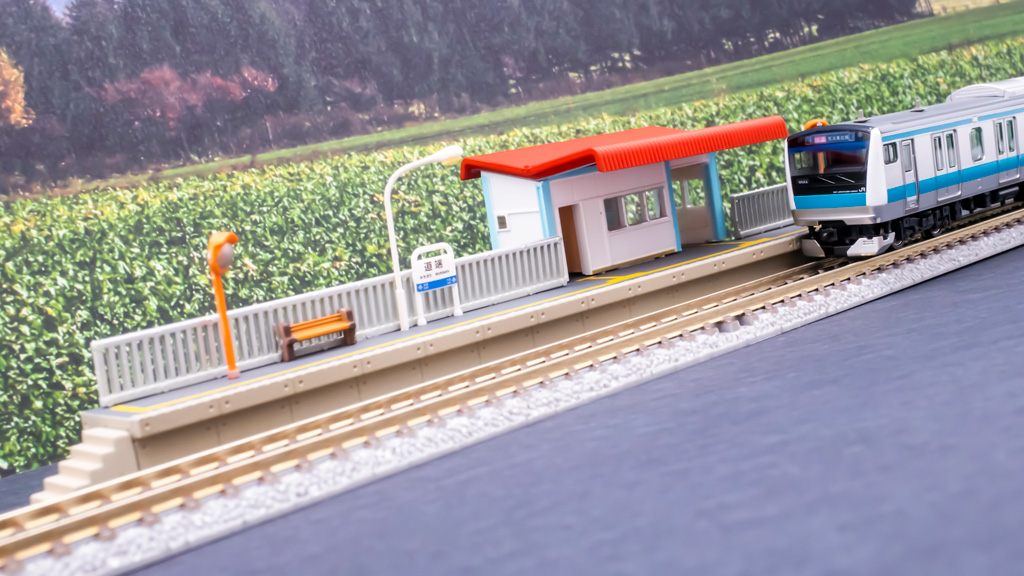 Nゲージ】ローカル線の駅に最適な建コレの「駅G3」【鉄道模型