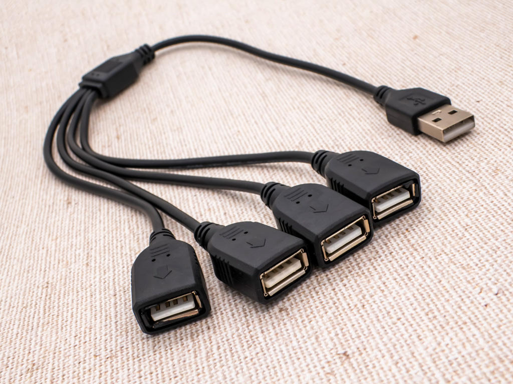 USB LEDテープ分岐