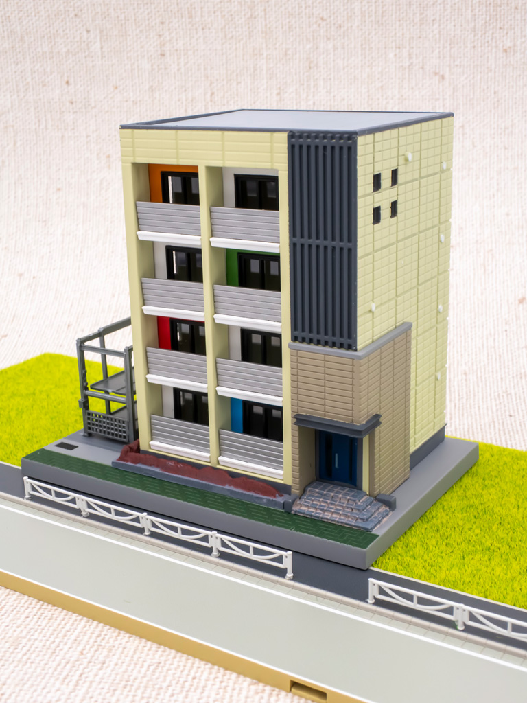 Nゲージ 建物コレクション 建コレ デザイナーズアパート ストラクチャー ジオラマ