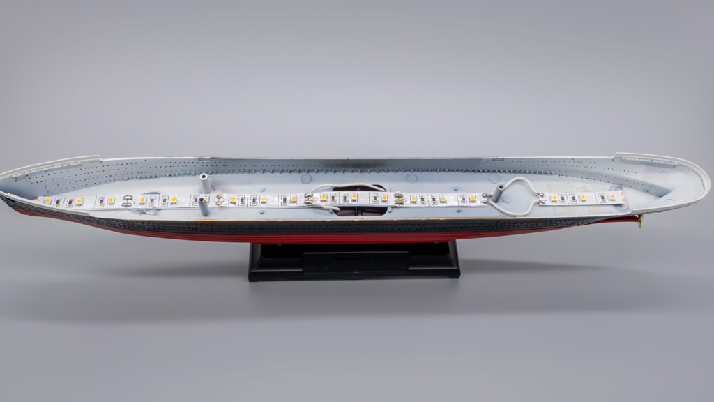 タイタニック 船舶プラモデル テープLED 童友社