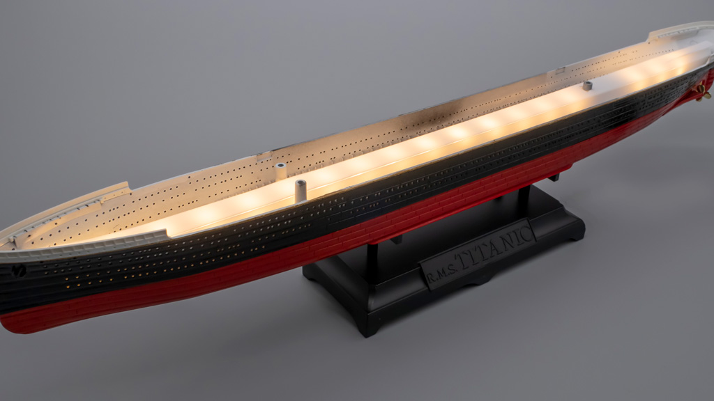 タイタニック 船舶プラモデル テープLED 童友社