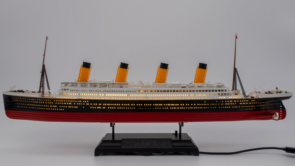 タイタニック 船舶プラモデル テープLED 童友社