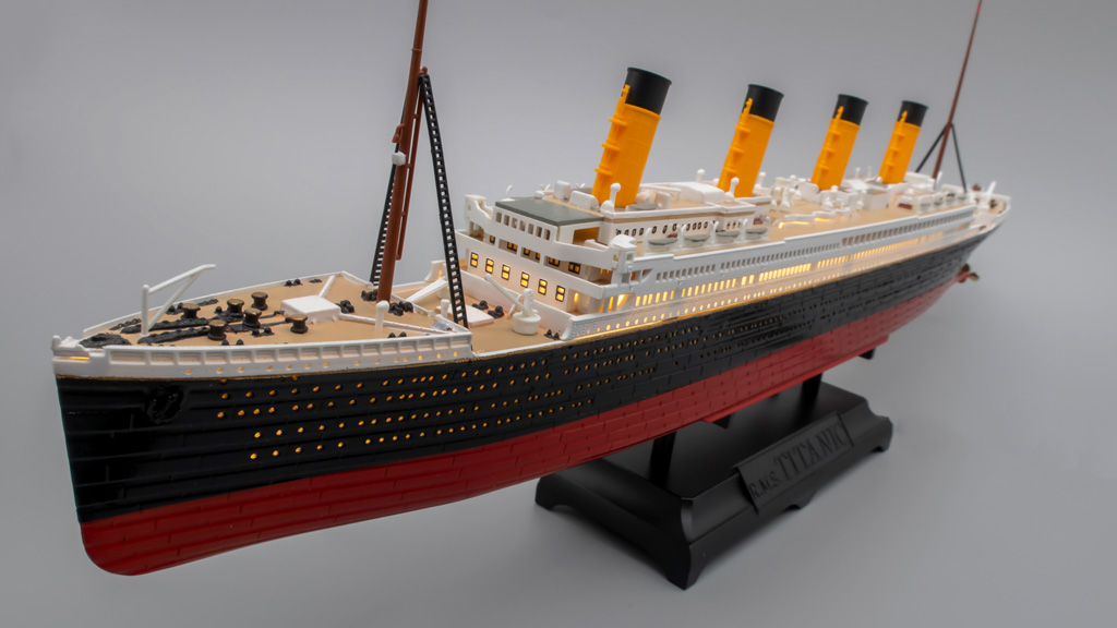タイタニック 船舶プラモデル テープLED 童友社