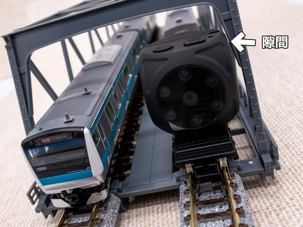Nゲージ 前面展望 車窓 カメラカー 超小型ミニカメラ 鉄道模型
