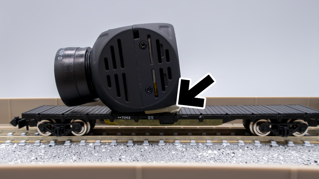 Nゲージ 前面展望 車窓 カメラカー 超小型ミニカメラ 鉄道模型