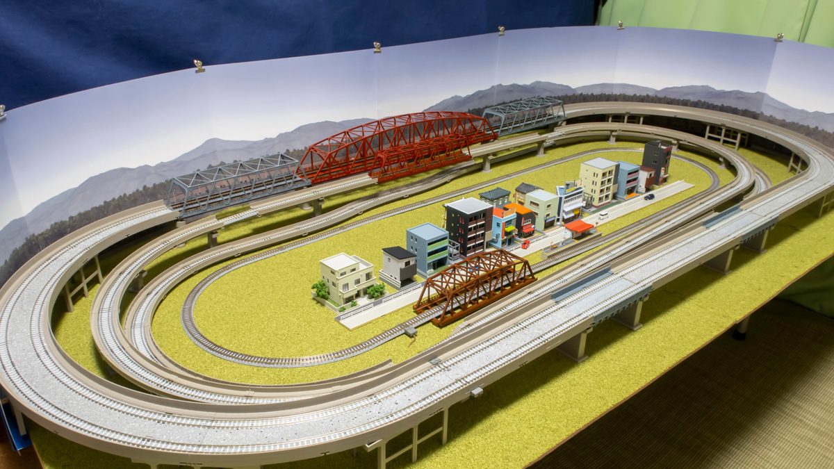 Nゲージ レイアウト　オマケ多め Nゲージ】レイアウト幅が拡張されたのでレイアウトのジオラママット