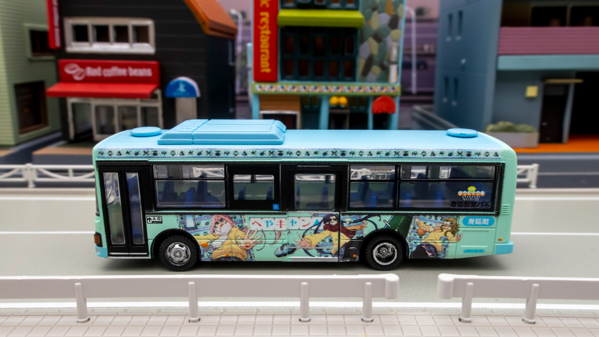 JH-041 身延町営バス　ゆるキャン△ラッピングバス　全国バスコレ1/80 トミーテック (JH041) 全国バスコレ80 身延町営バス ゆるキャン
