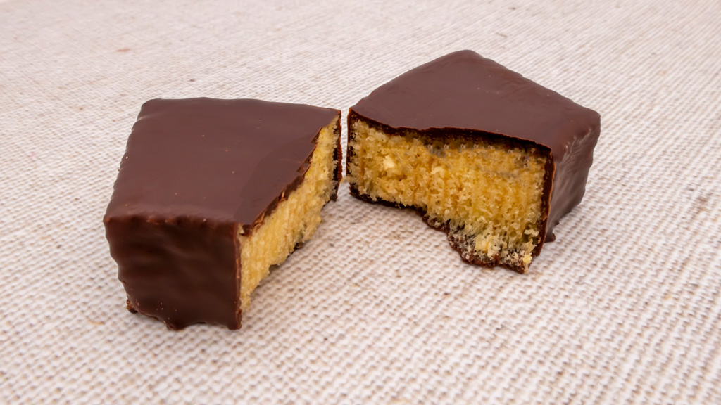 チョコがけバウムクーヘン