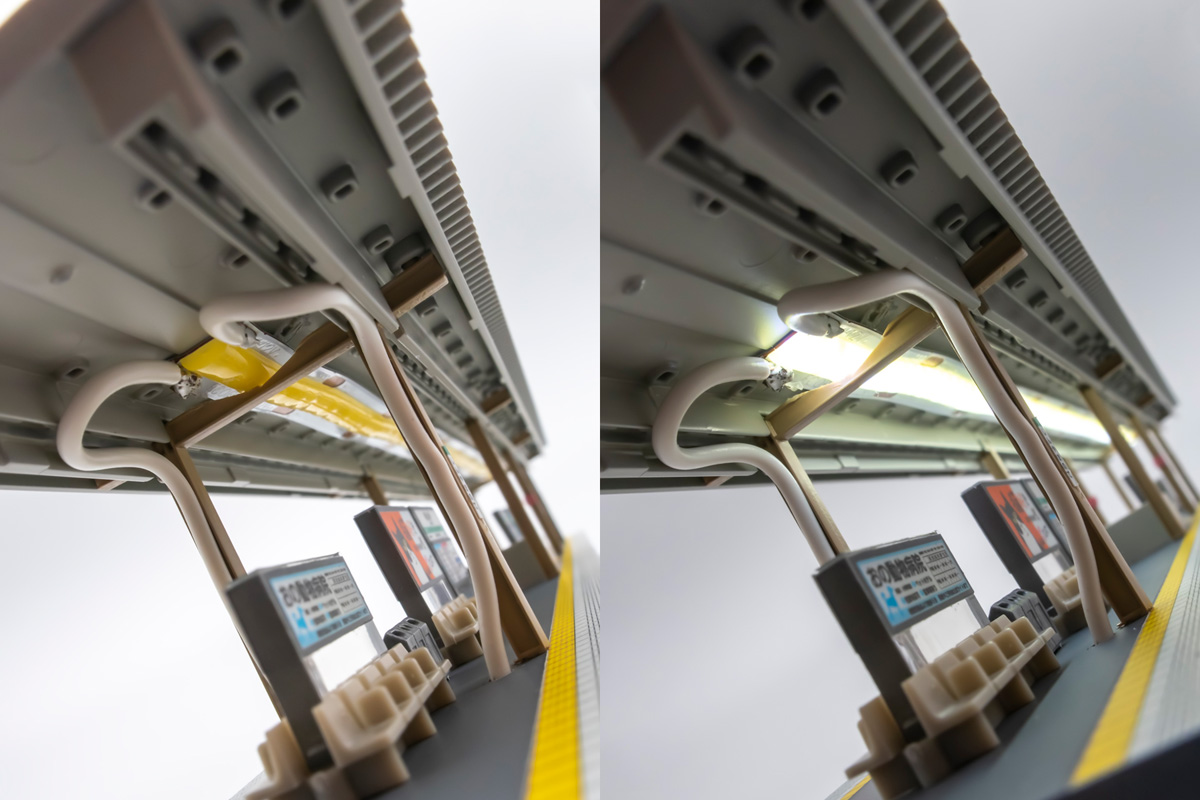 TOMIX 都市型ホーム LED電飾配線