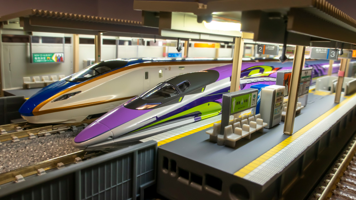 Nゲージ TOMIX 都市型ホーム 塗装と電飾化