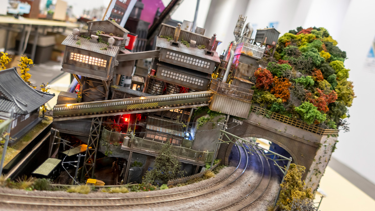 Nゲージ 鉄道模型モジュールLAYOUT AWARD 2023 「巨大要塞2022 そうだ 奥多摩、行こう」KOSHI’s PLANT氏