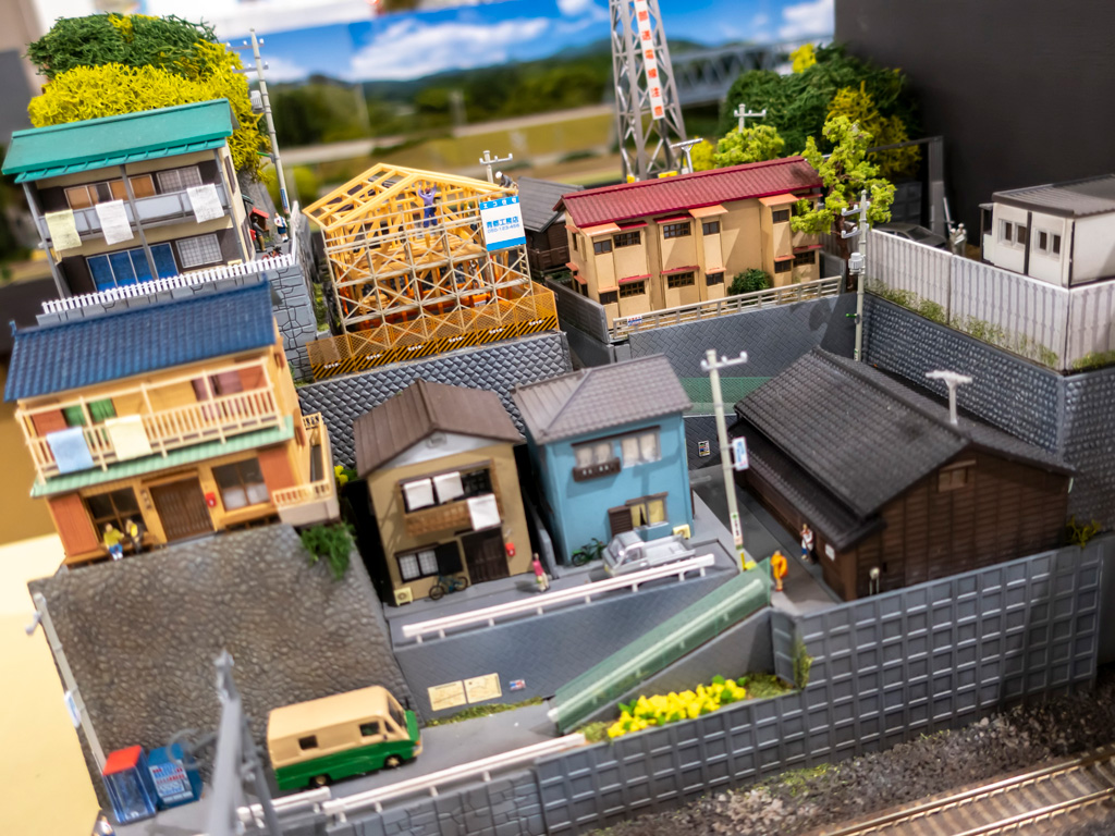 Nゲージ 鉄道模型モジュールLAYOUT AWARD 2023 「坂の街」野呂俊治氏