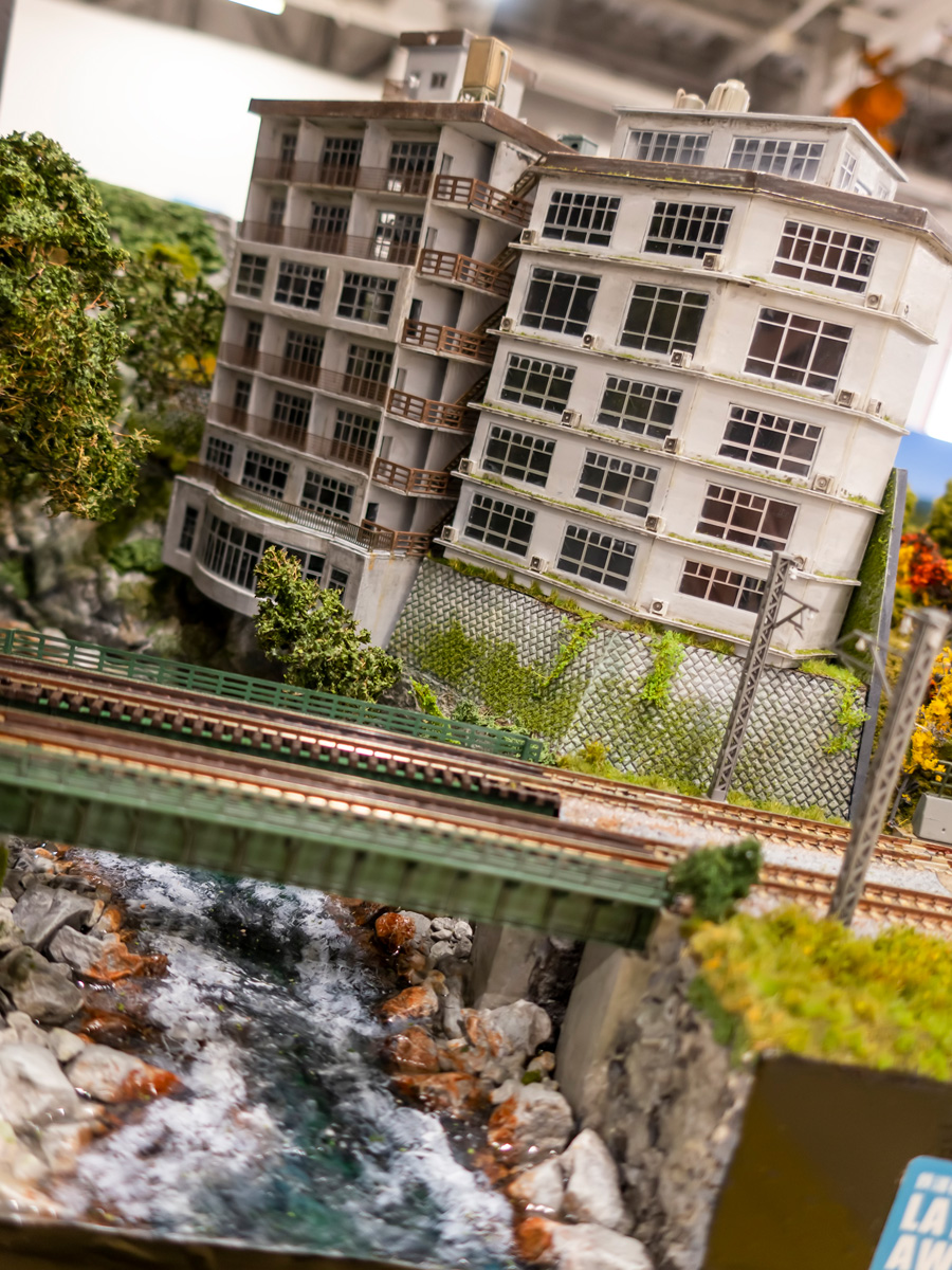 Nゲージ 鉄道模型モジュールLAYOUT AWARD 2023 「夢のあとに」石沢基喜氏