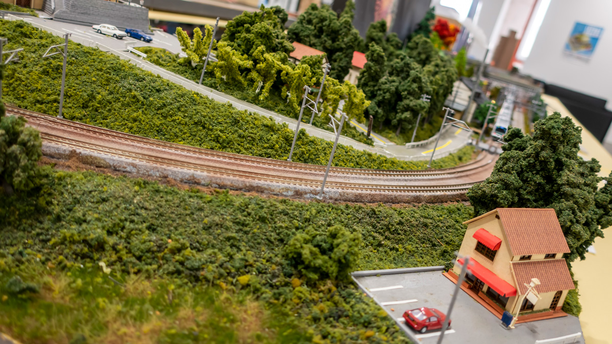 Nゲージ 鉄道模型モジュールLAYOUT AWARD 2023 「高原のリゾートホテル」佐藤恭弘氏