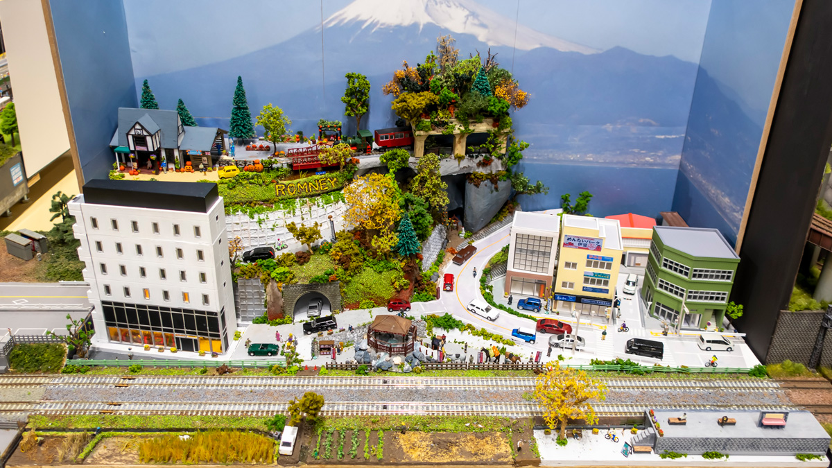 Nゲージ 鉄道模型モジュールLAYOUT AWARD 2023 「山あり！汽車あり！温泉あり！収穫あり！」かじのゆーふぉーず氏