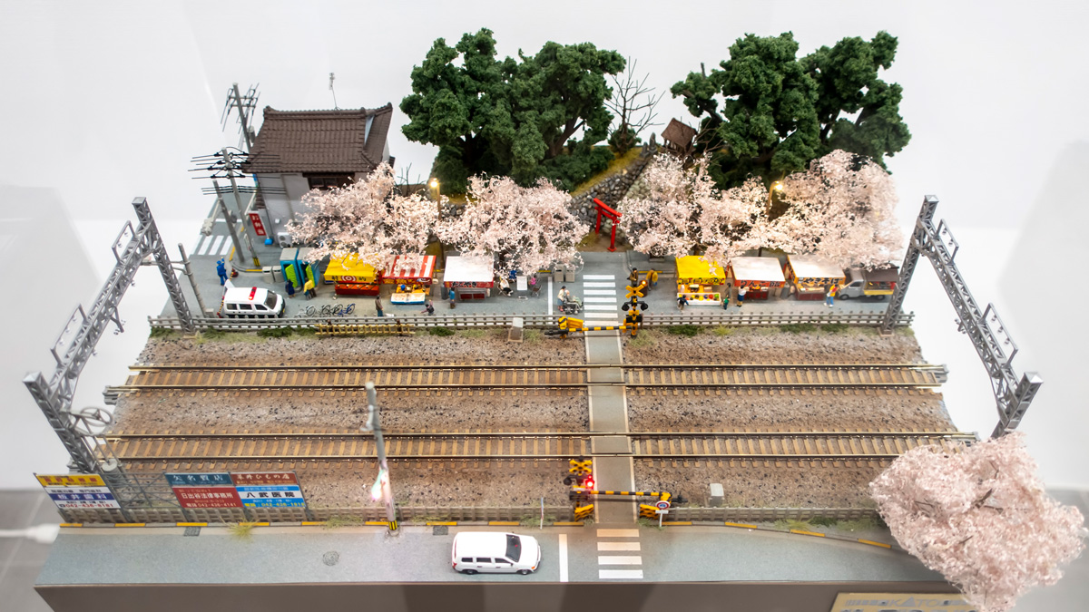 Nゲージ 鉄道模型モジュールLAYOUT AWARD 2023 「桜まつり」佐藤英也氏