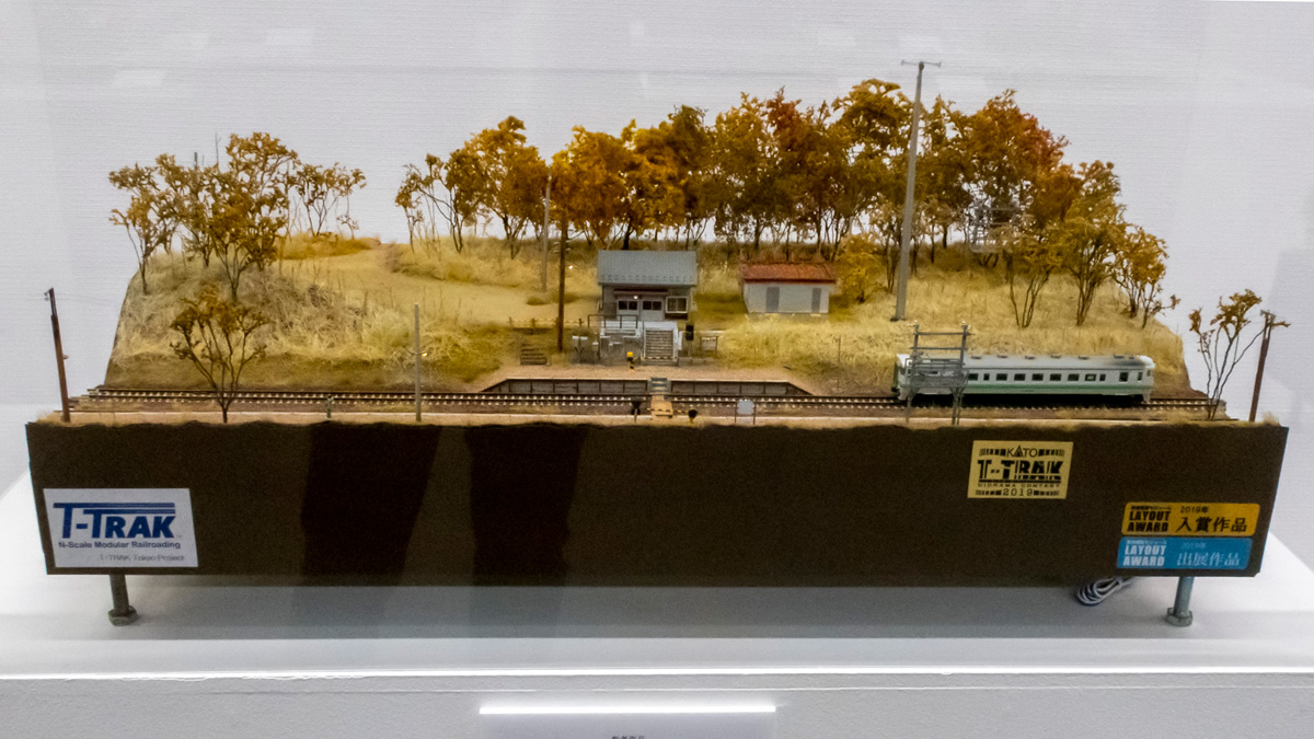 Nゲージ 鉄道模型モジュールLAYOUT AWARD 2023 「秘境駅姫川の秋」佐藤英也氏