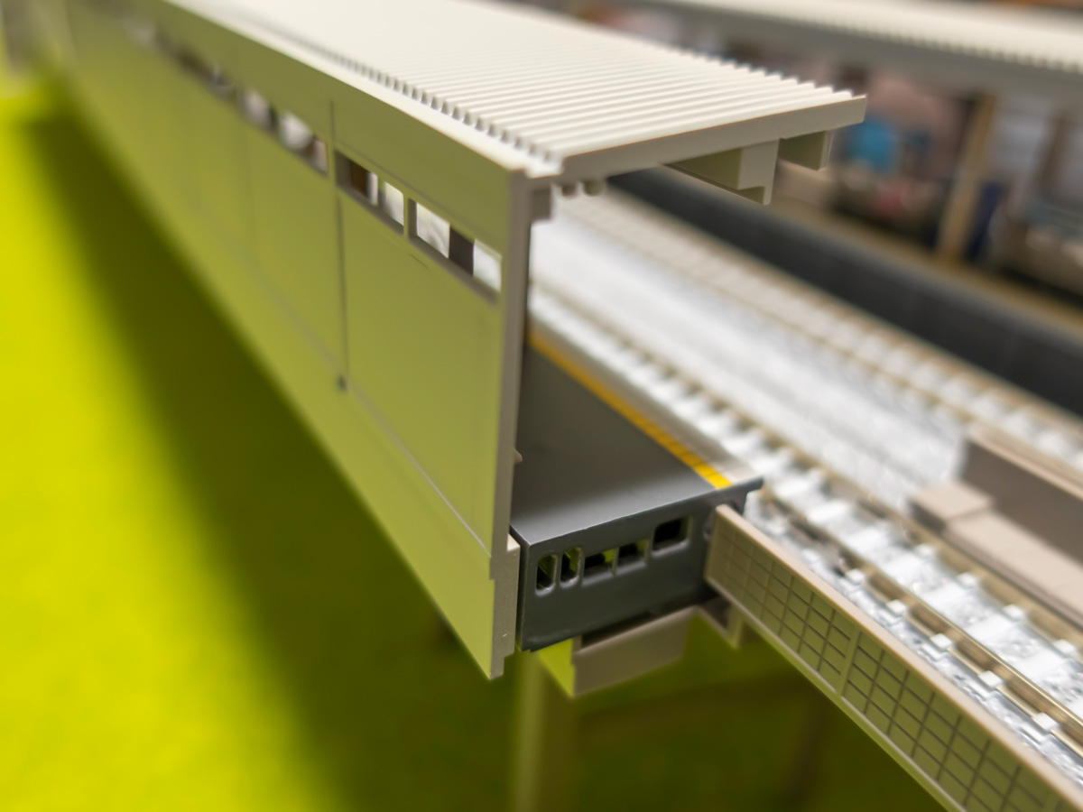 鉄道模型】TOMIX都市型ホーム「端ホーム」を使わずにホーム先端