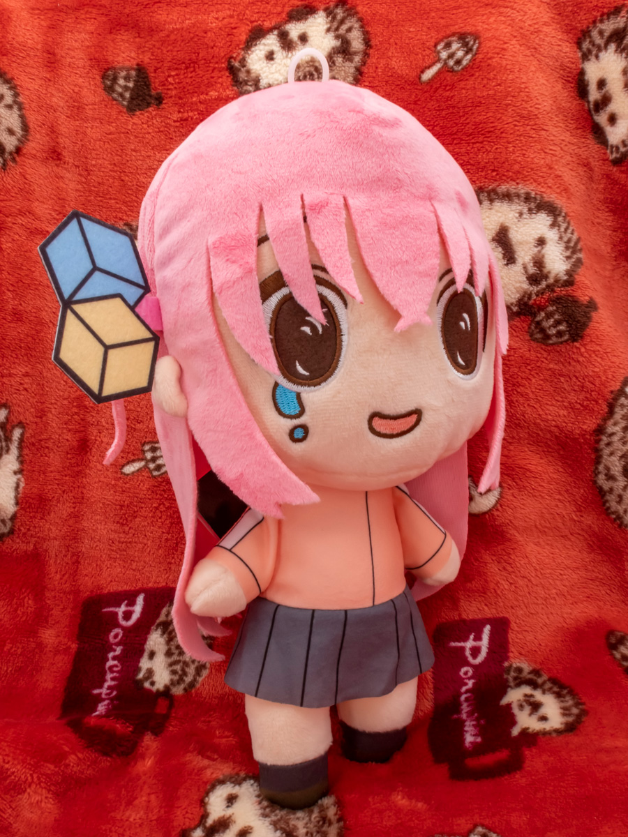サブカルいちごみるくろっぷちゃん⋈ *。はぐっとぬいぐるみ ぼっち・ざ・ろっく！ ぼっちちゃん《ぶるぶるぬいぐるみ