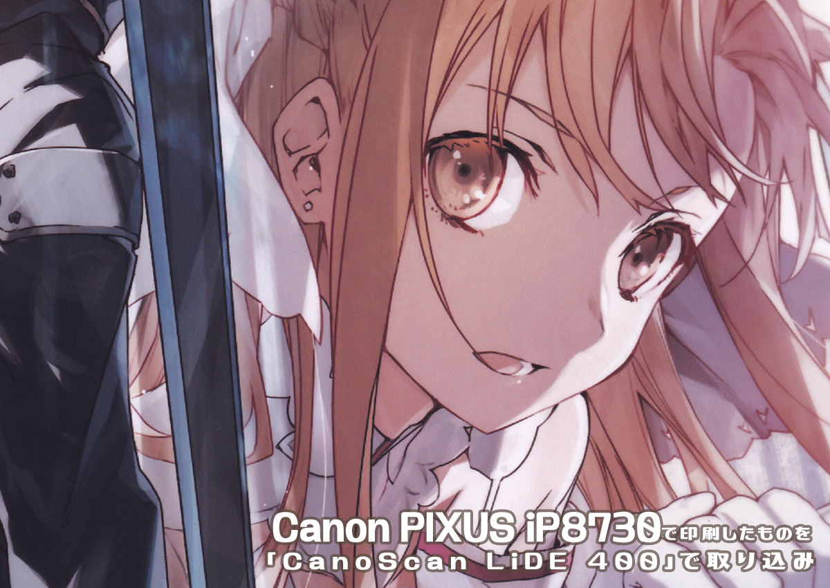 Canon スキャナー CanoScan LiDE 400 スキャン性能 画質比較