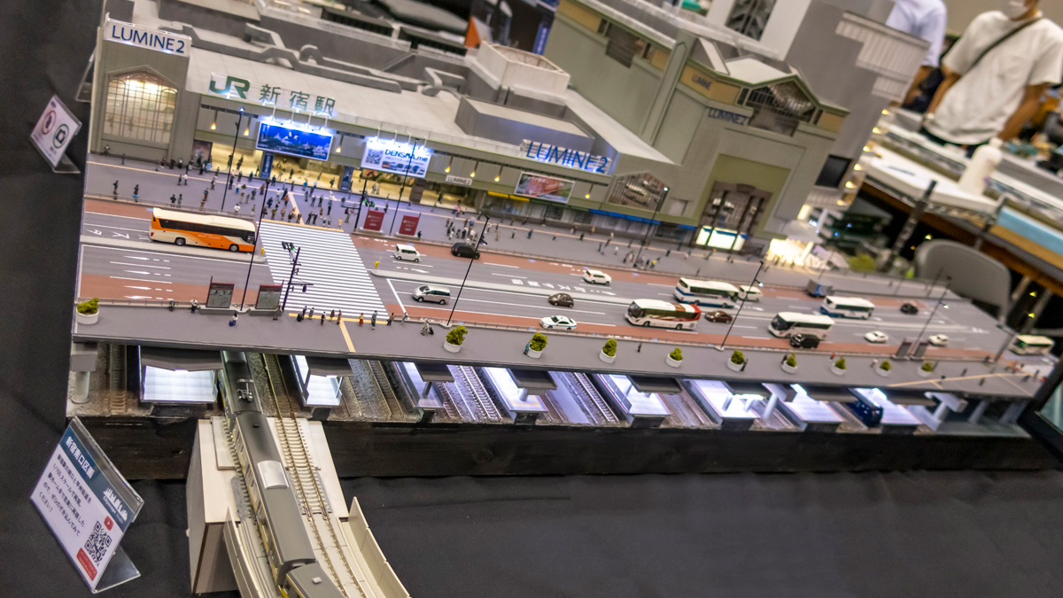 国際鉄道模型コンベンション2023夏　Cityscape Studio 新宿駅ジオラマ