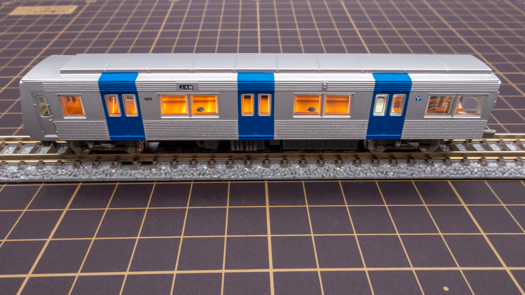 Nゲージ】鉄コレに室内灯を搭載する方法。自作も純正も設置出来ます