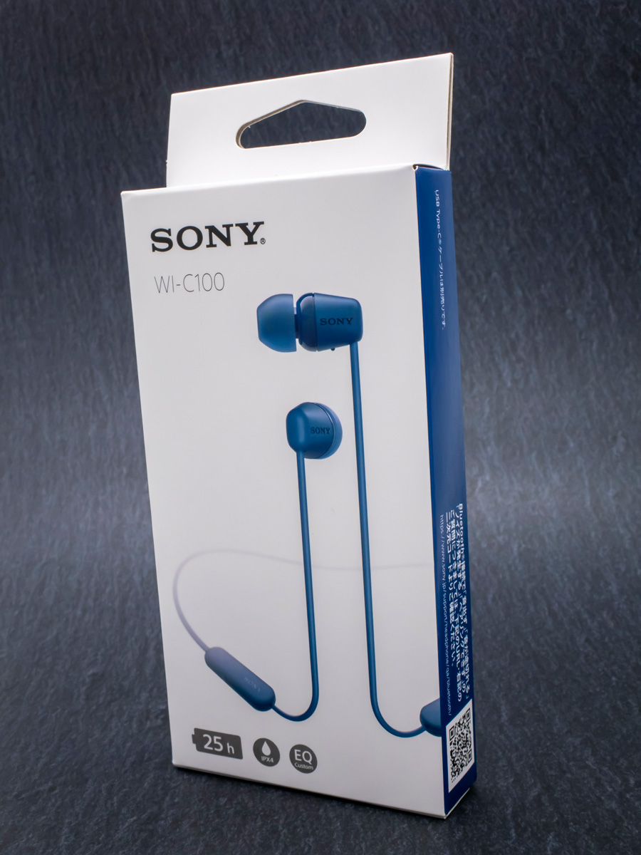 SONY Bluetooth ワイヤレスイヤホン WI-C100