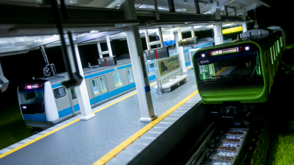 Nゲージ】KATOの島式近郊型ホームDXを購入。TOMIXの近郊型との