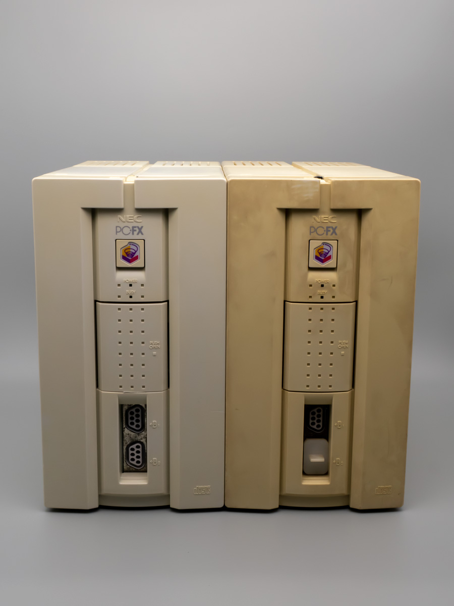 レトロゲーム機】ディスクを読み込まないジャンクの「PC-FX」を