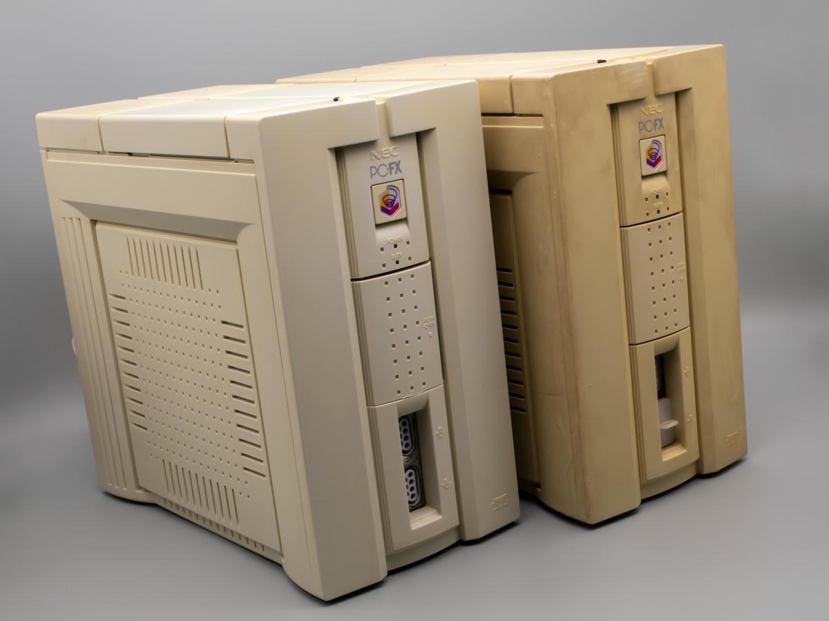 レトロゲーム機】ディスクを読み込まないジャンクの「PC-FX」を