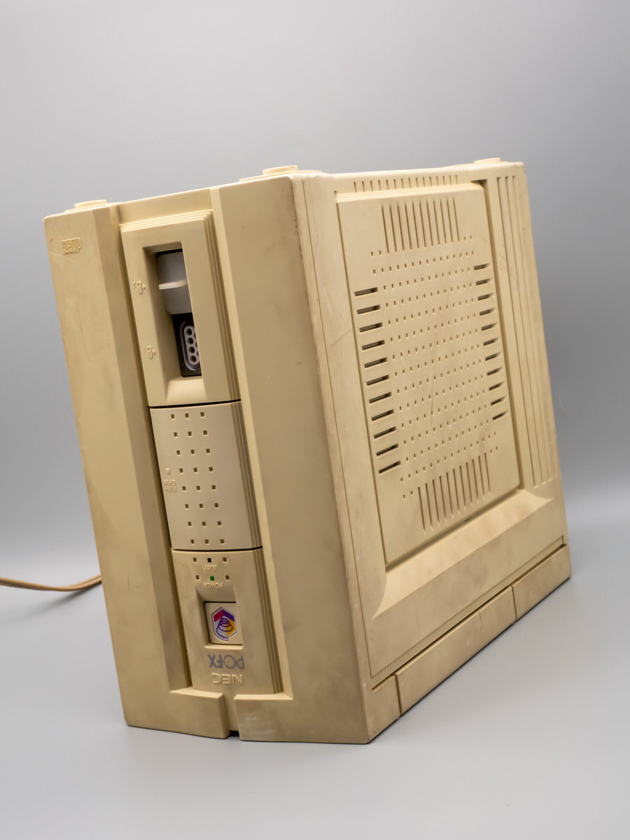 レトロゲーム機】ディスクを読み込まないジャンクの「PC-FX」を