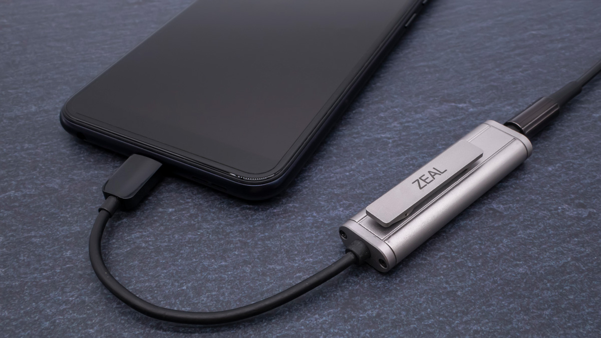 Covia ZEAL EDGE USB-DAC ポータブルヘッドホンアンプ