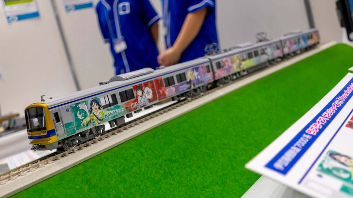 全日本模型ホビーショー2024秋 カツミ 伊豆箱根鉄道7000系 ラブライブ