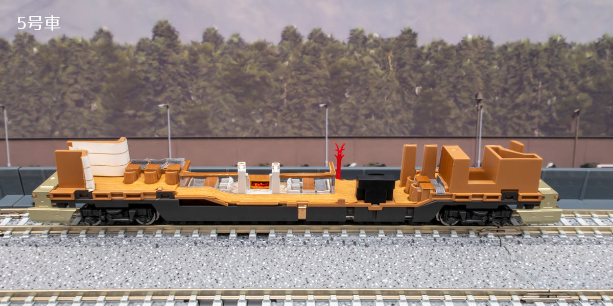 Nゲージ TOMIX 四季島 エヌ小屋 室内表現シート 内部