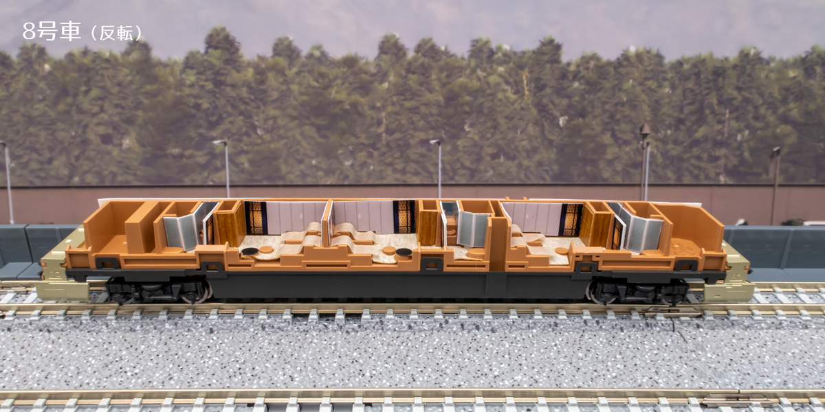 Nゲージ TOMIX 四季島 エヌ小屋 室内表現シート 内部