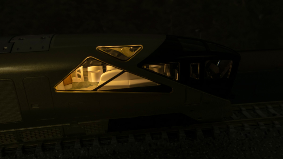 Nゲージ TOMIX 四季島 エヌ小屋 室内表現シート 細部