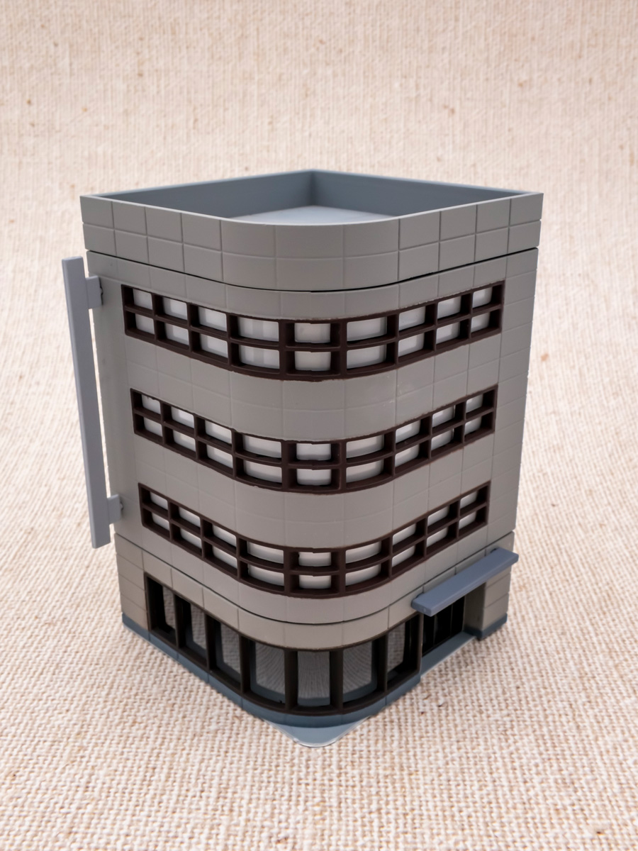 Nゲージ TOMYTEC 建物コレクション 交差点の建物 オフィスビル