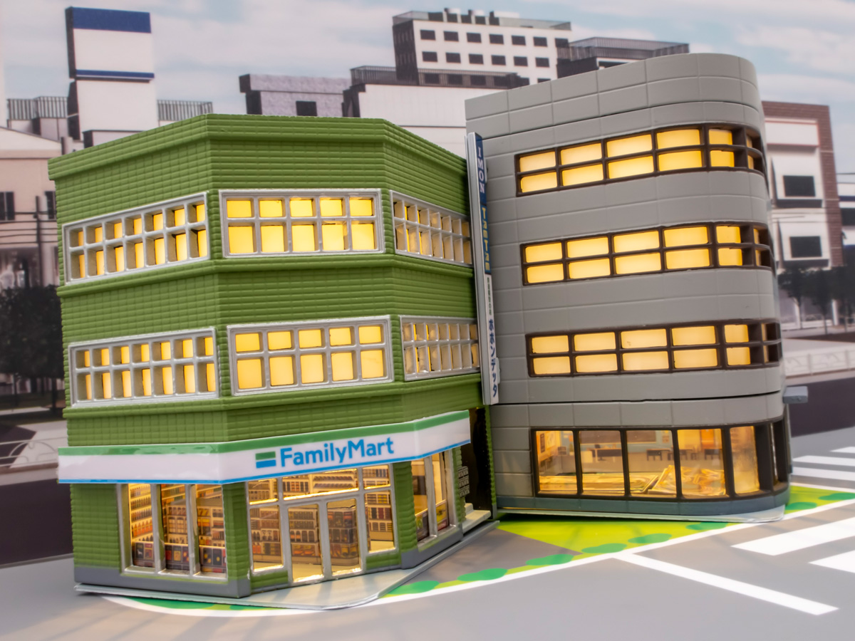 Nゲージ TOMYTEC 建物コレクション 交差点の建物 オフィスビル