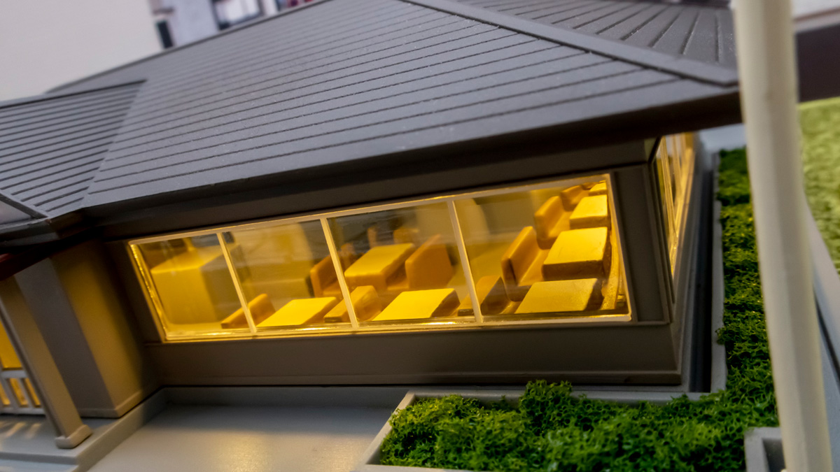 Nゲージ KATO ファミリーレストラン デニーズ 塗装