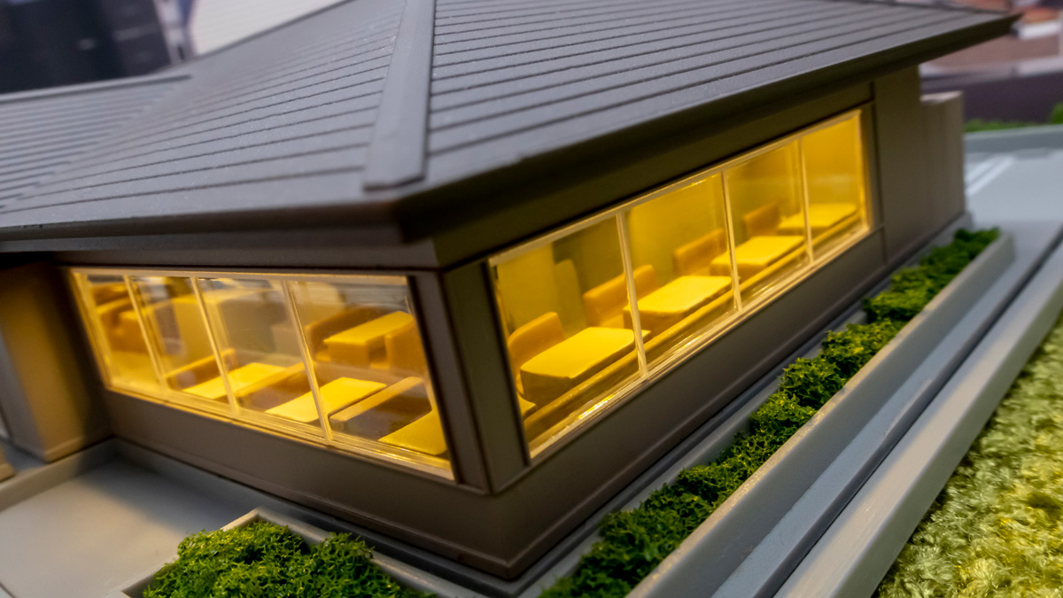 Nゲージ KATO ファミリーレストラン デニーズ 塗装