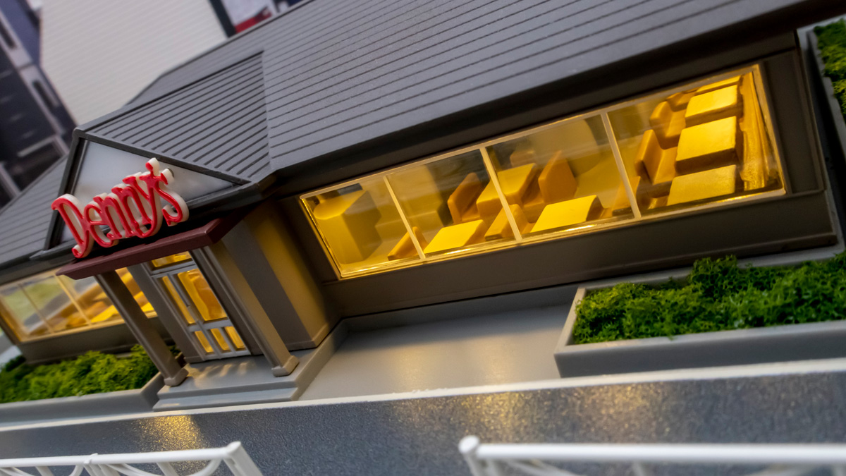 Nゲージ KATO ファミリーレストラン デニーズ 塗装