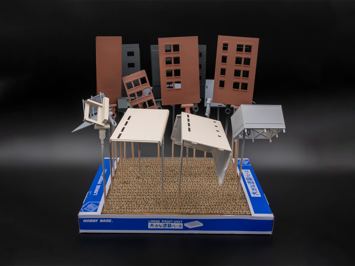 Nゲージ TOMIX 商業ビル ABC 塗装 電飾