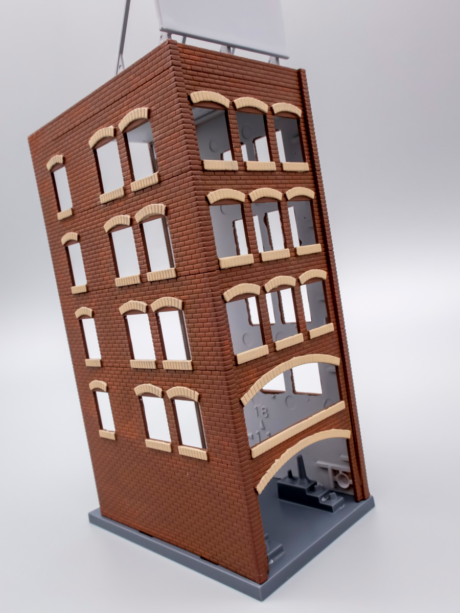 Nゲージ TOMIX 商業ビル ABC 塗装 電飾