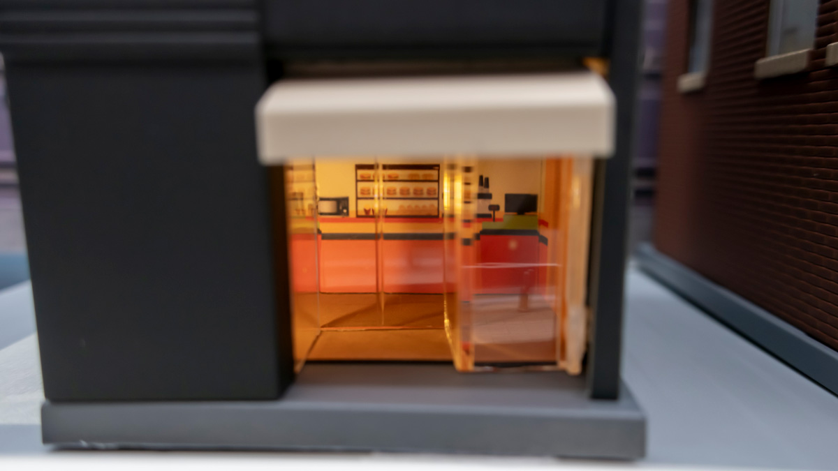 Nゲージ TOMIX 商業ビル ABC 塗装 電飾