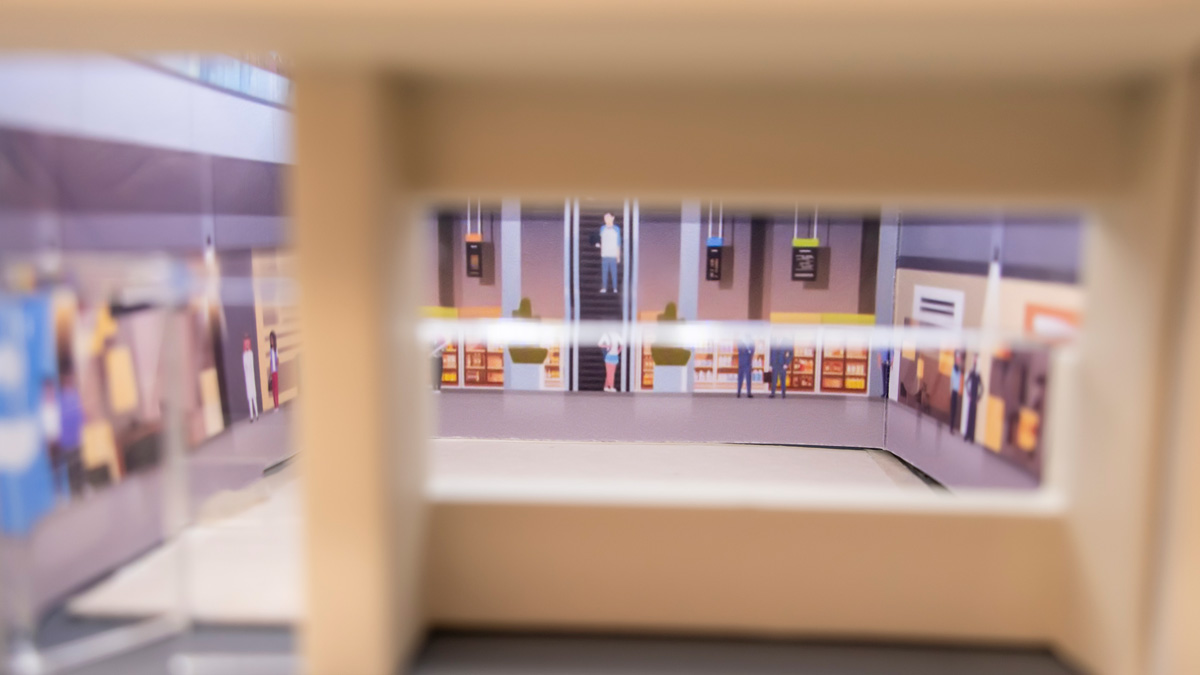 Nゲージ TOMIX 商業ビル ABC 塗装 電飾