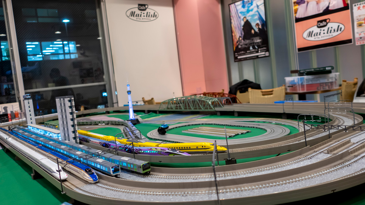 秋葉原 メイド喫茶 メイリッシュ Nゲージ走行会