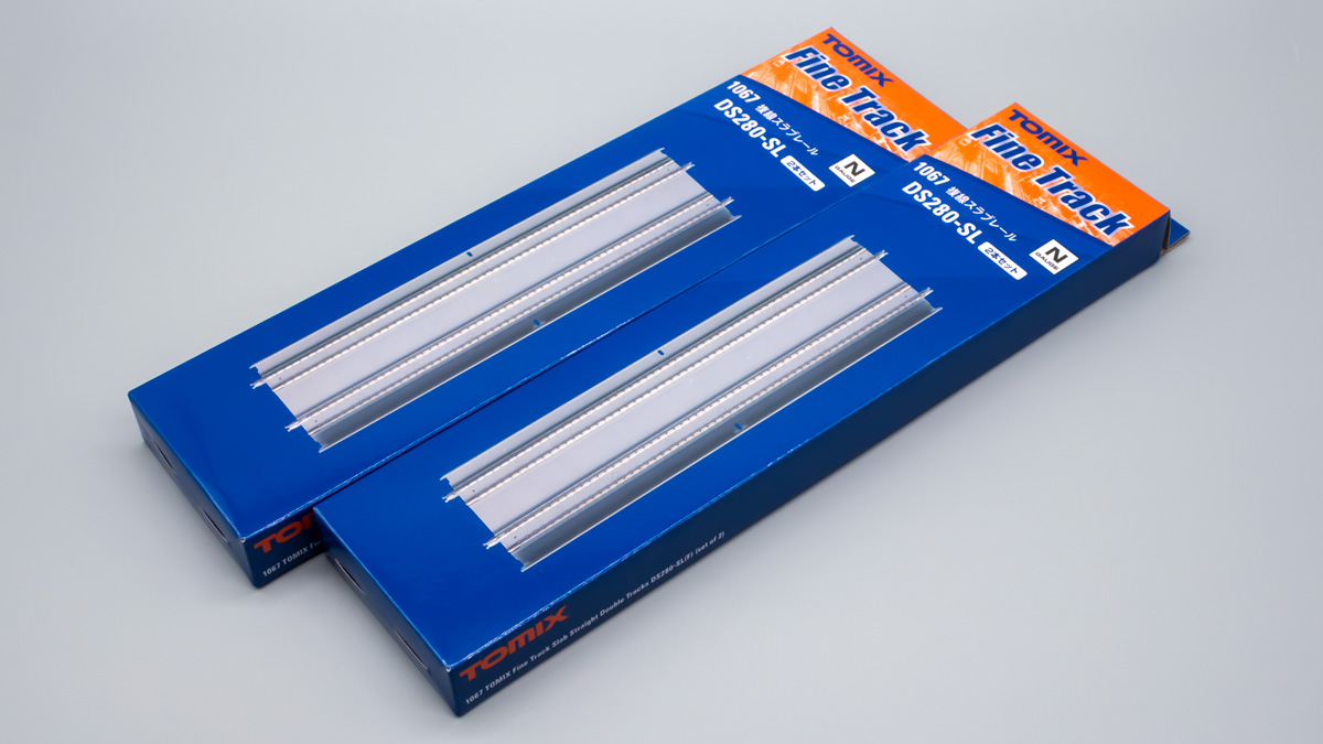 Nゲージ TOMIX 複線スラブレール DS280-SL